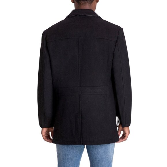 London Fog Men's Amity Single Breasted Wool Jacket with Scarf size Medium NEW - Picture 11 of 16